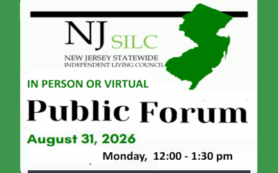 NJ SILC Public Forum
