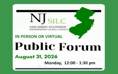 NJ SILC Public Forum