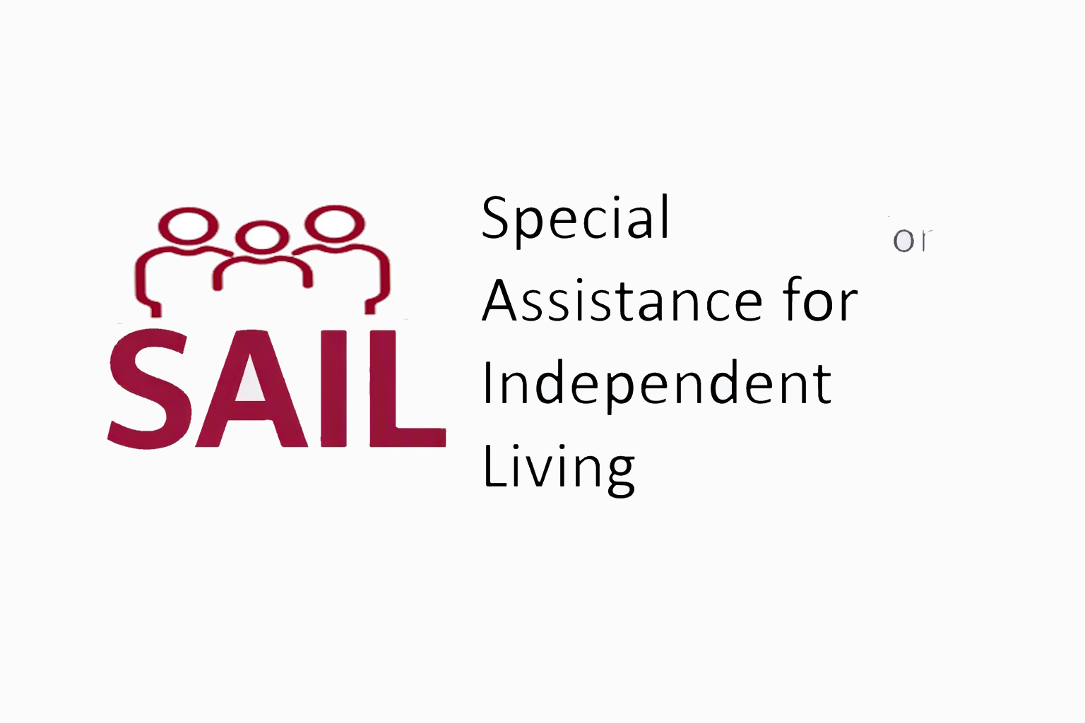 hipcil sail funding 3 The image has a maroon background with bold white text. On the left, the acronym 'SAIL'...